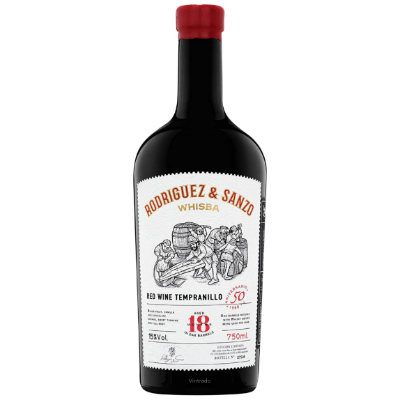 Rodríguez Sanzo Whisba Tempranillo Aged 18 Months in Whisky Barrels 2020 - 1.5 L - Magnum